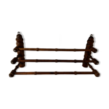 Old wooden towel rack