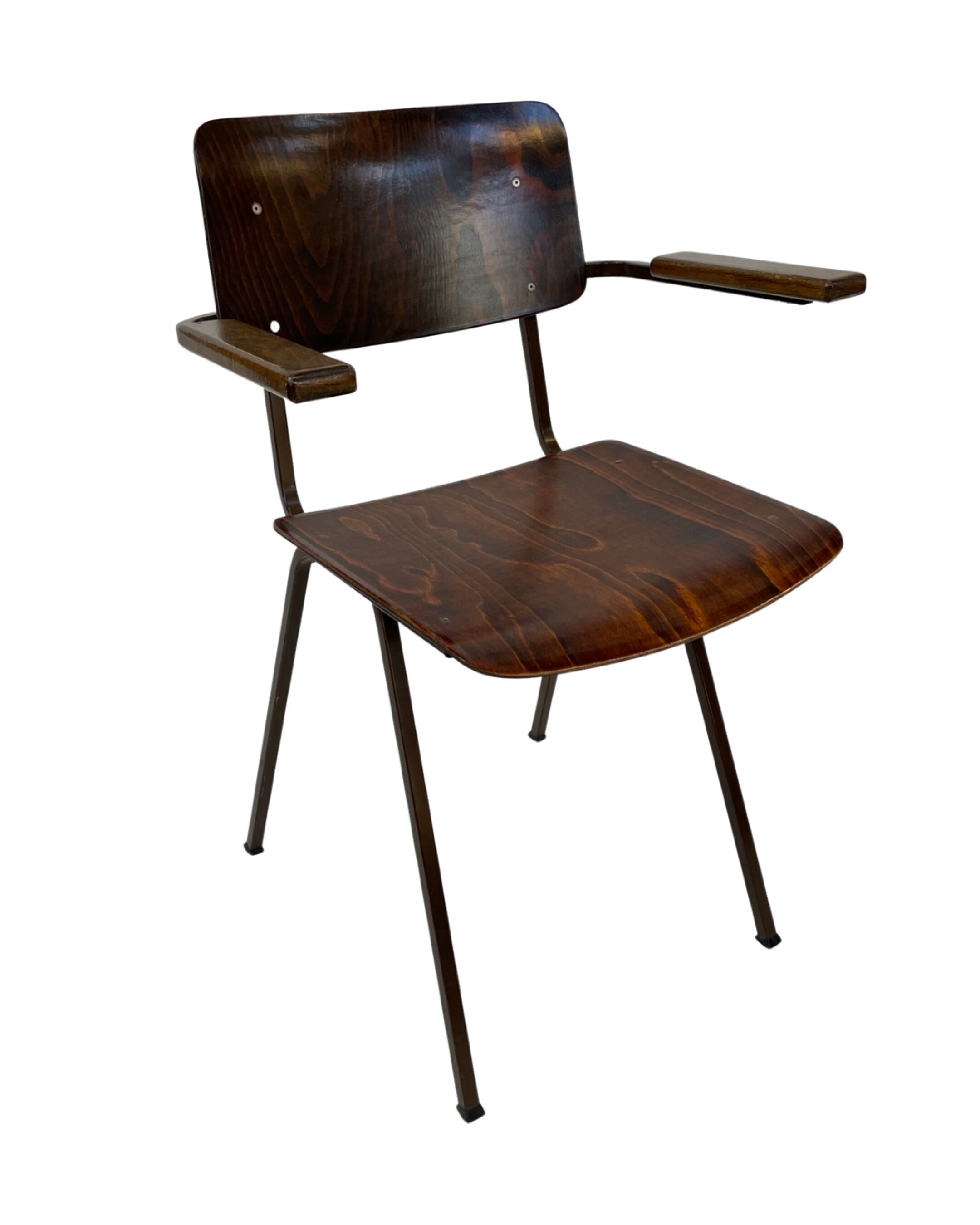 Chaises vintage school années 1960 Eromes