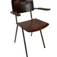 Chaises vintage school années 1960 Eromes