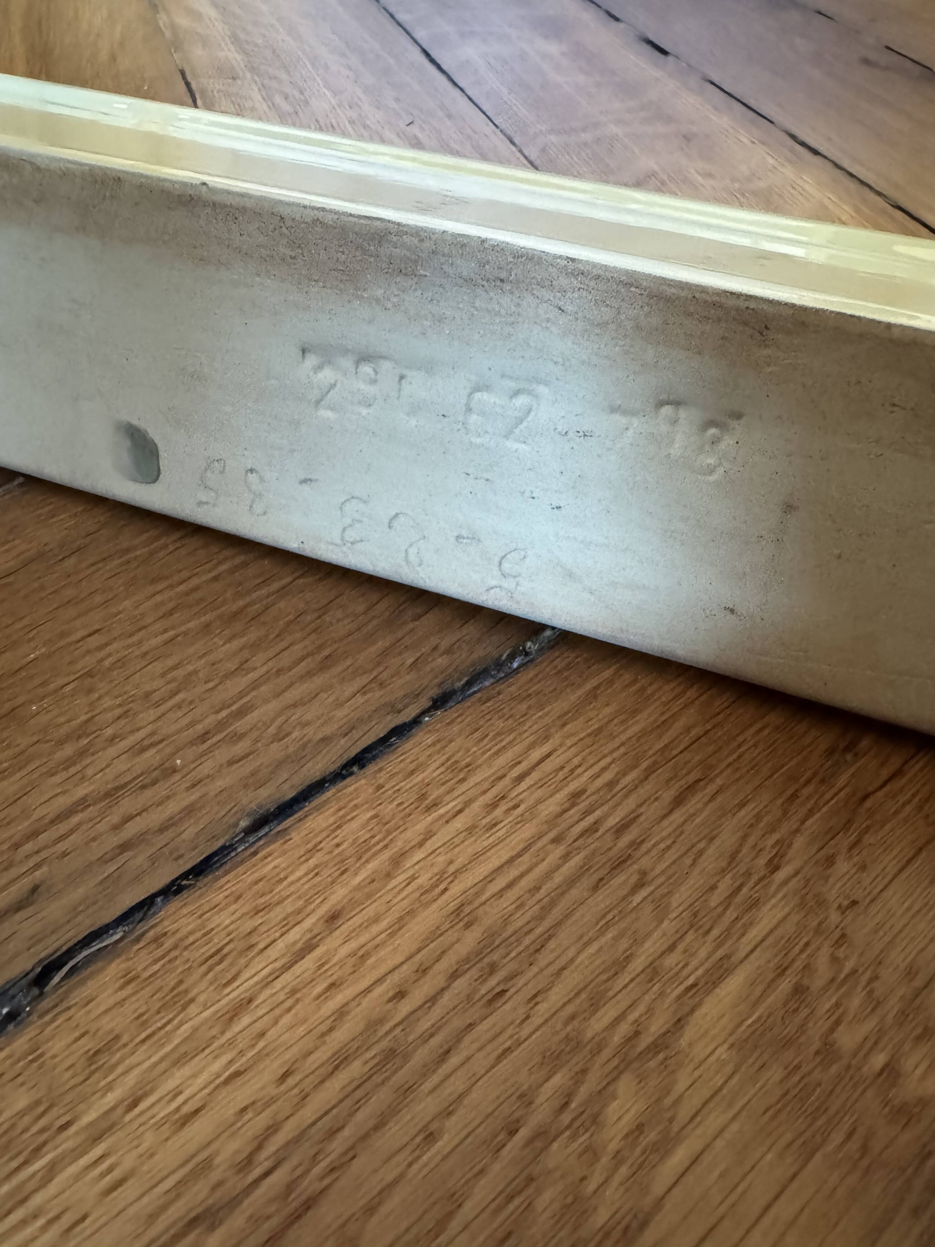Antique earthenware bathroom wall shelf