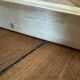 Antique earthenware bathroom wall shelf