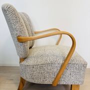 Fully Restored Vintage Lounge Arm Chair by Jindrich Halabala H-237, 1950’s