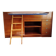 Lit compact avec bureau et rangement Vintage
