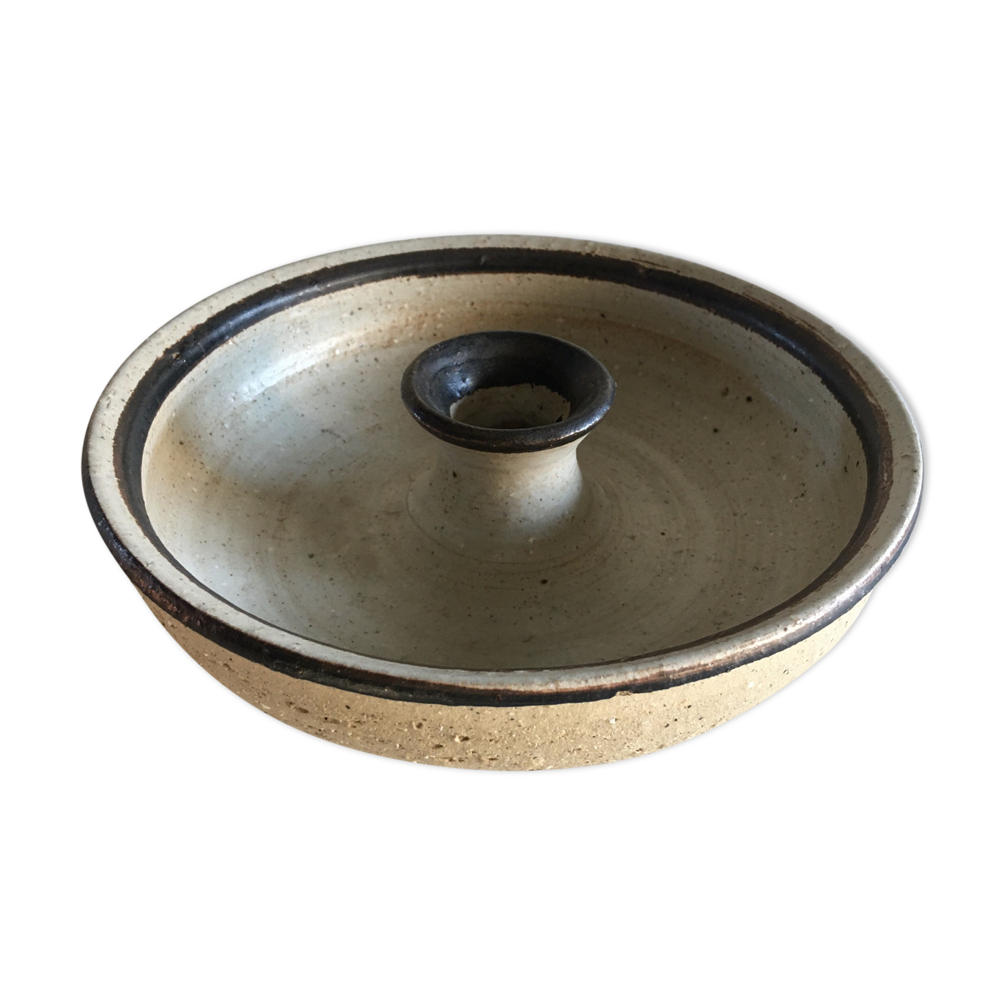 Danish sandstone candlestick 70s