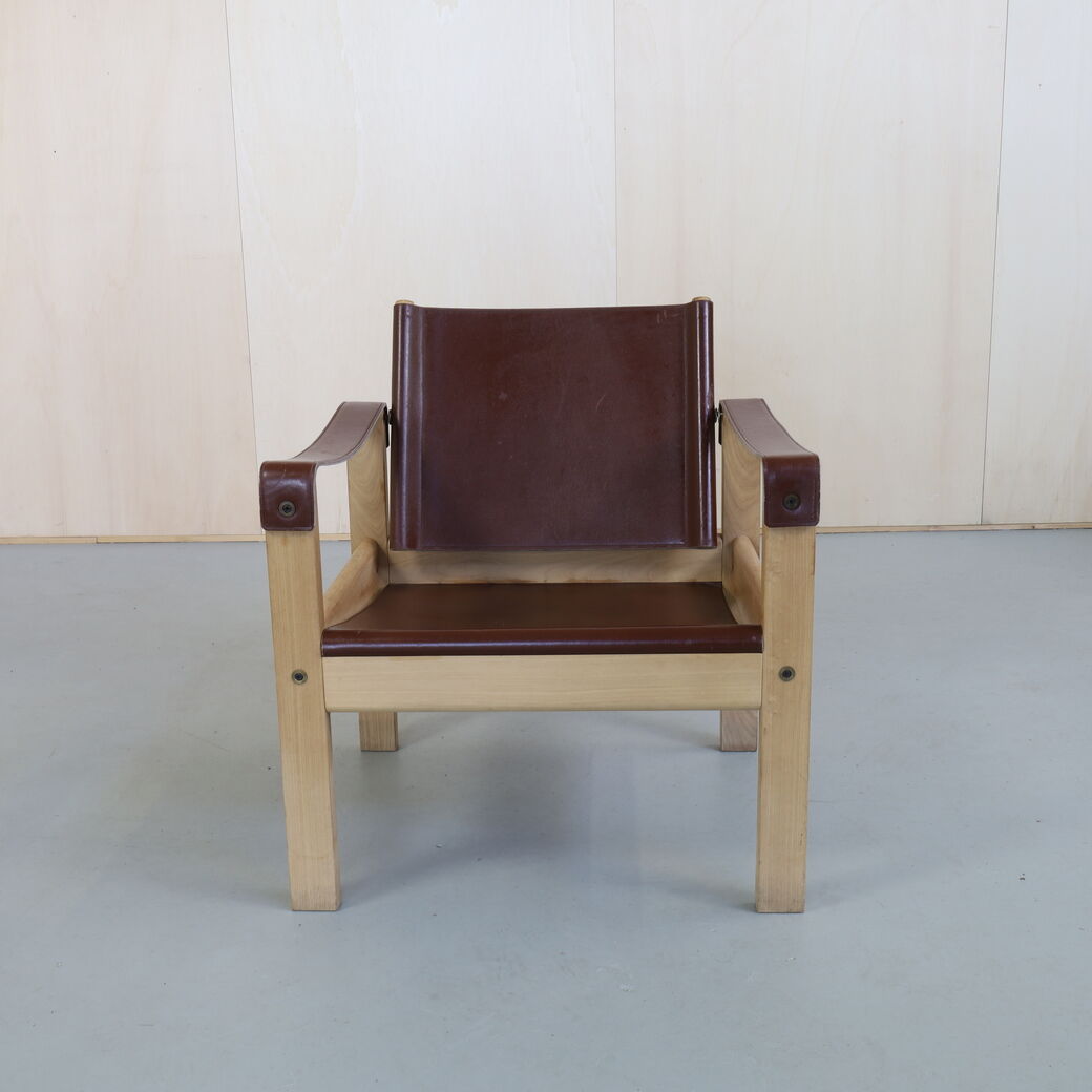 Vintage Lounge Set Leather Escriba Brazil