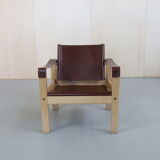 Vintage Lounge Set Leather Escriba Brazil