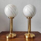 Paire de lampes boules, 1970