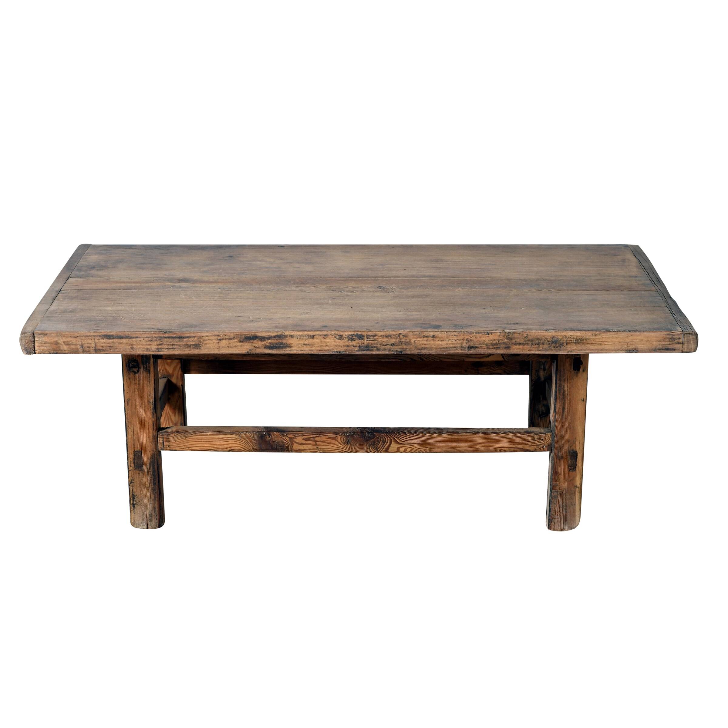 Fuzhou - Small antique Chinese coffee table in elm no. 2