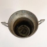 Art Deco champagne cooler with relief pattern, Sweden, 1930s