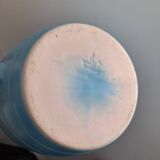Carafe 80s en faïence bleue