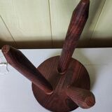 Tabouret bois rustique