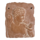 Ancient-style terracotta plaque to hang