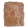 Ancient-style terracotta plaque to hang