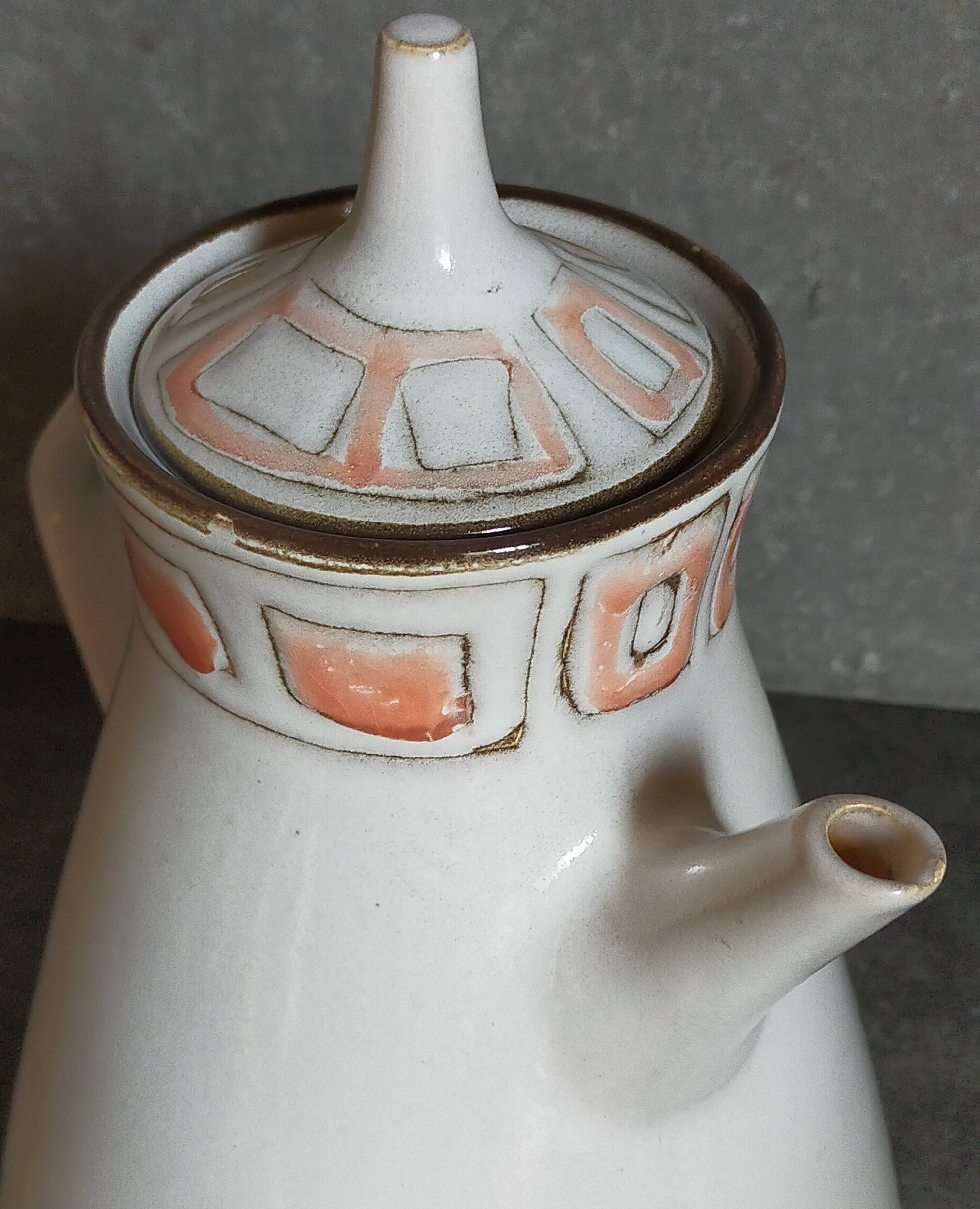 Ceramic Teapot French vintage