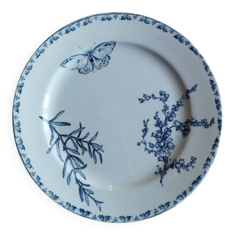 Sarreguemines U&C « Carmen » Assiette plate faïence terre de fer ø 20,5 cm