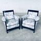 Set of Galaxy Peggy Low Armchairs Set by Umberto Asnago for Giorgetti, Italy, 1990s
