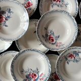 12 plates Digoin Sarreguemines Olga