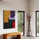 Large colorful painting 130x97 cm