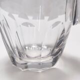 Vintage Transparent Crystal Pitcher Attr. to Baccarat