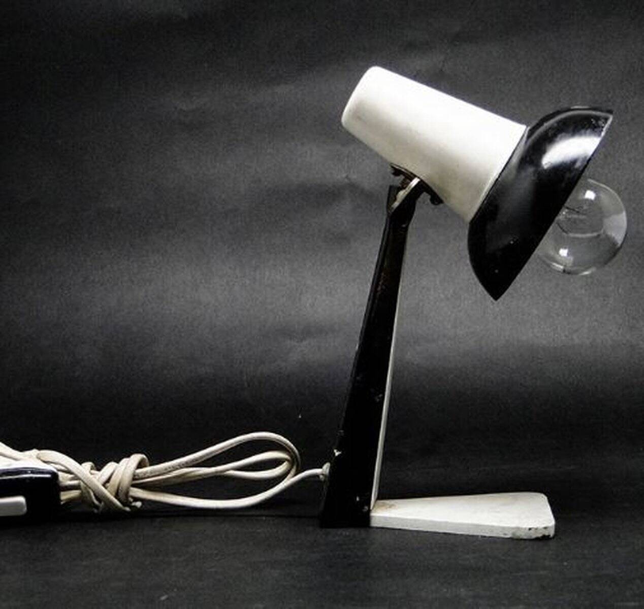 Mid-century bedside lamp from Polam, Poland, 1970s
