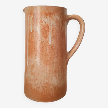 Stoneware carafe pitcher
