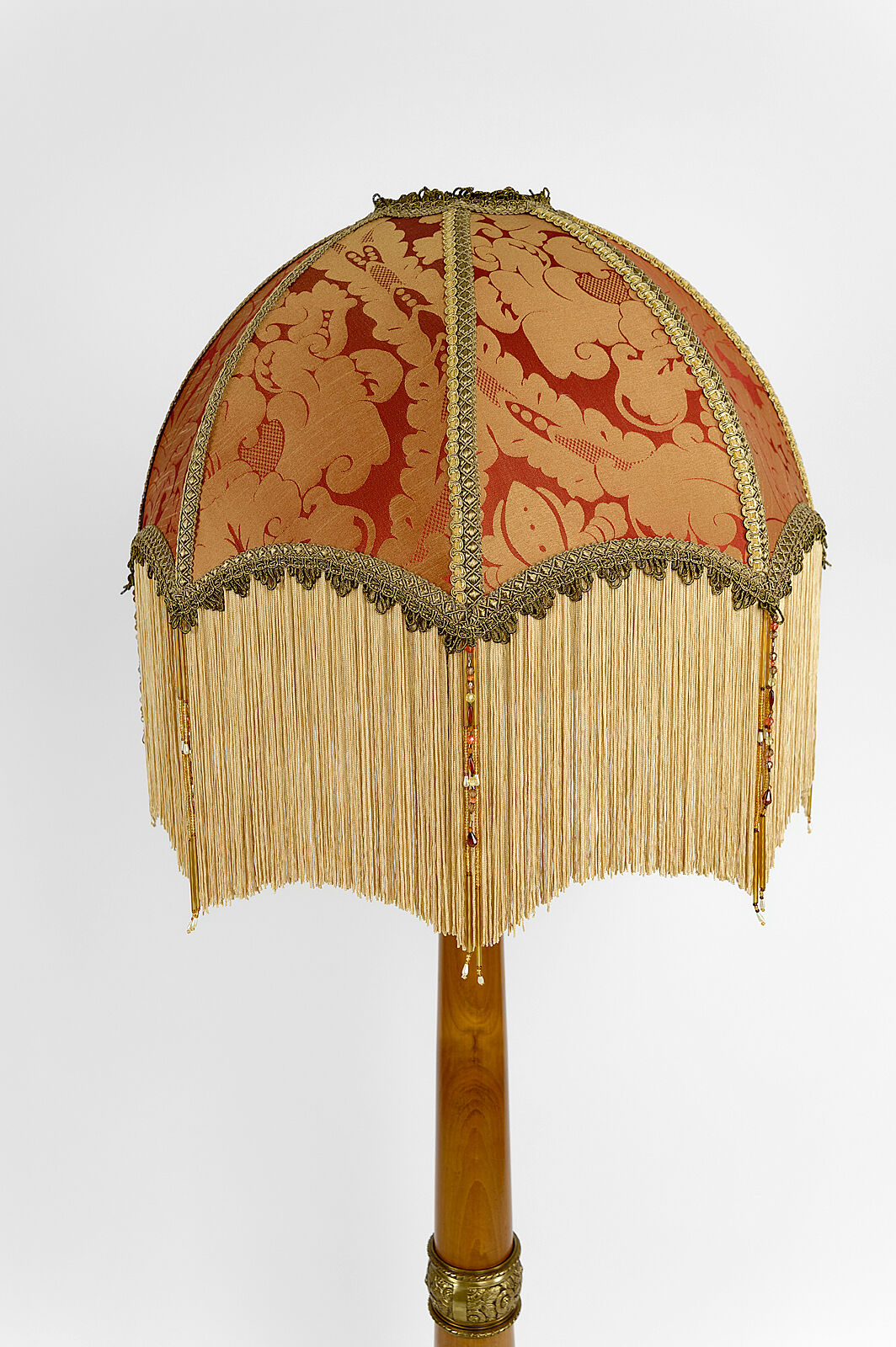 Art Nouveau cherry floor lamp by Paul Follot, circa 1920