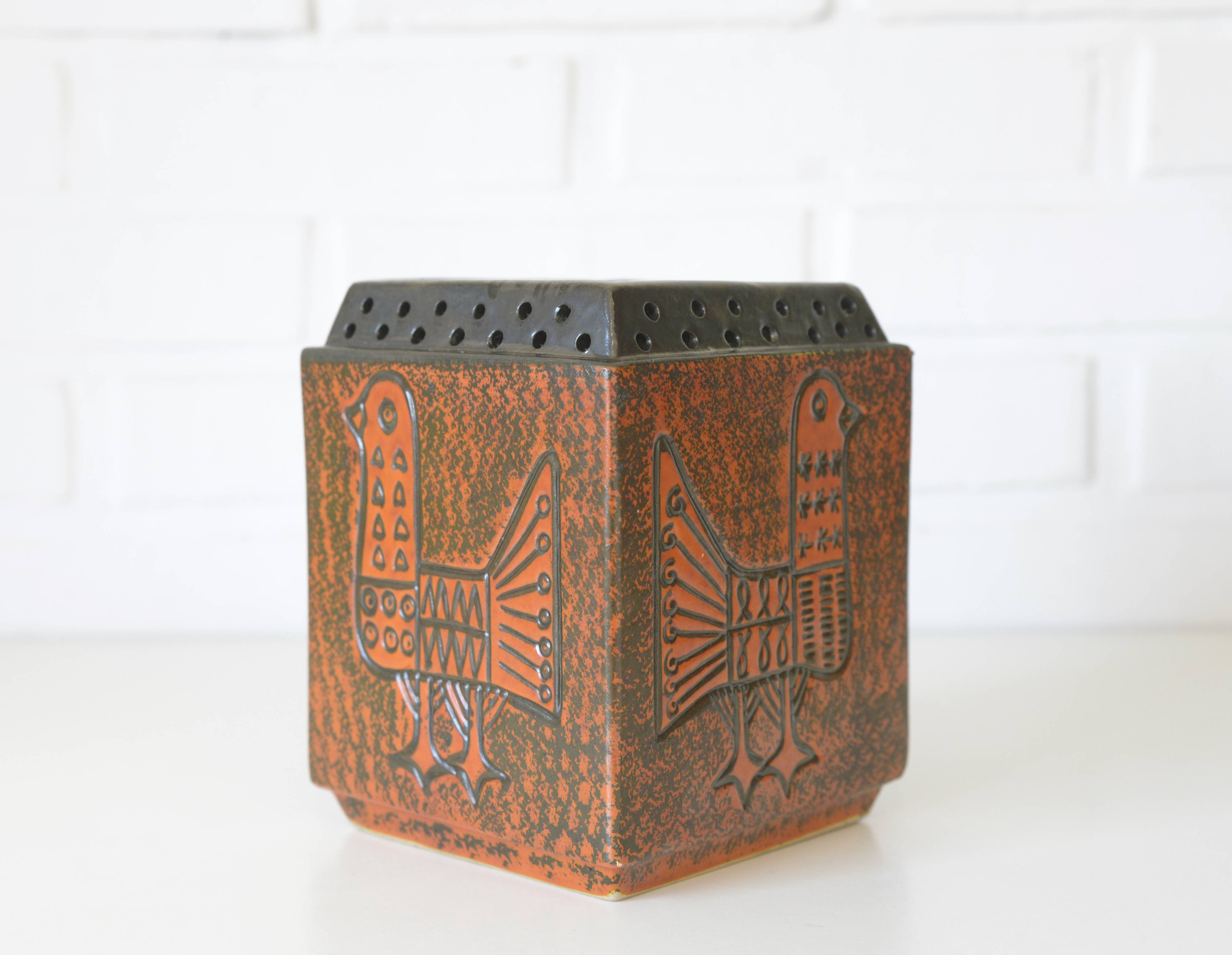 Vase en céramique Tófej Ceramic, Hongrie années 1960