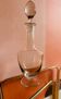 Vintage chic glass carafe