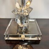 Art deco crystal lamp