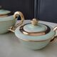 Pair of Limoges porcelain teapots