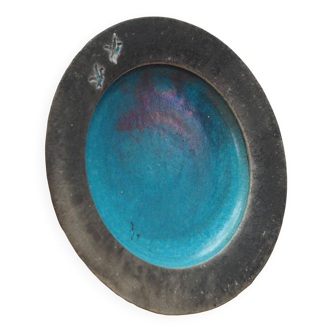 Ceramic platter, Danish design, 1960s, production: Denmark