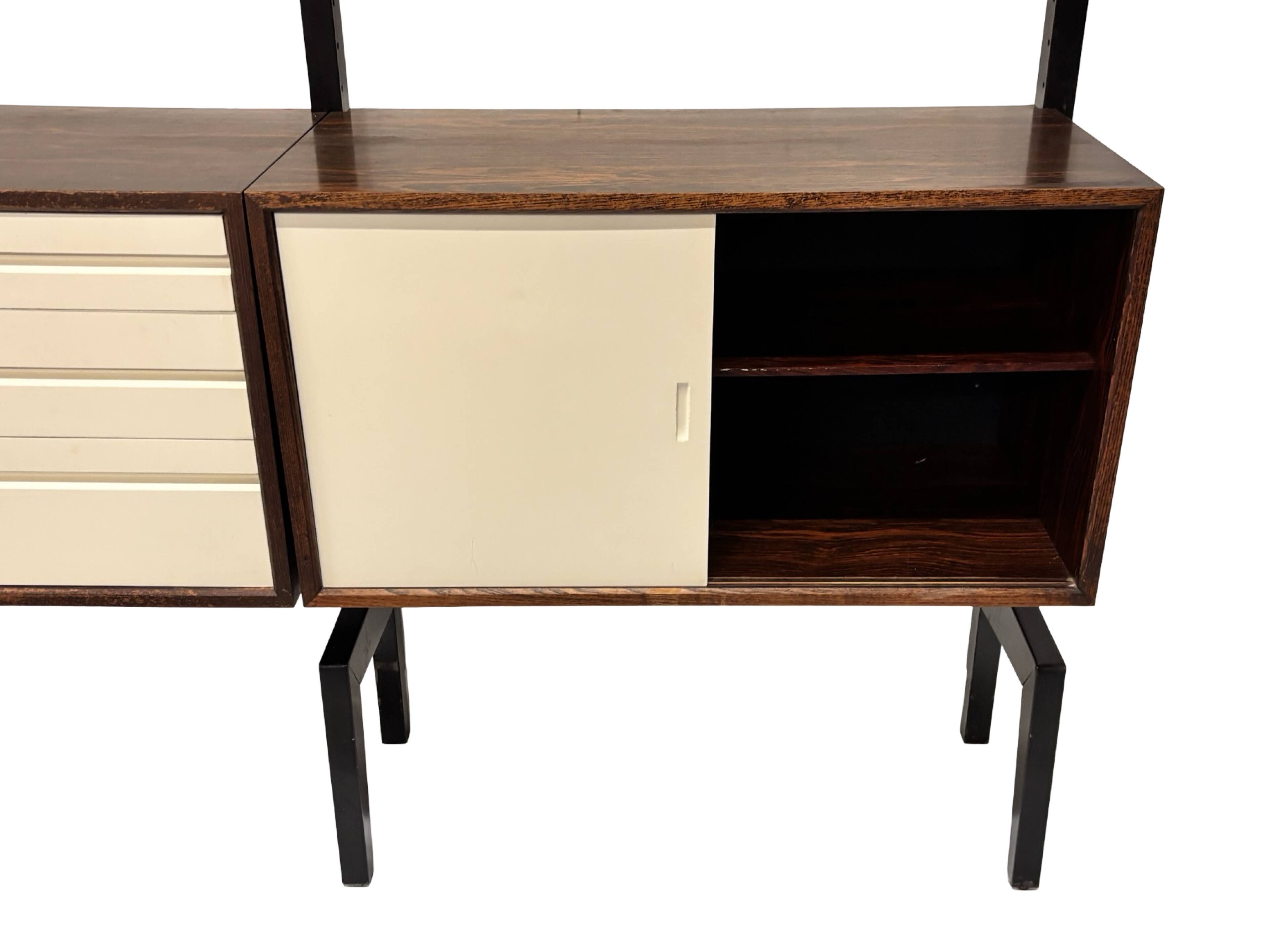 Vintage Poul Cadovius Royal System Wall System Freestanding