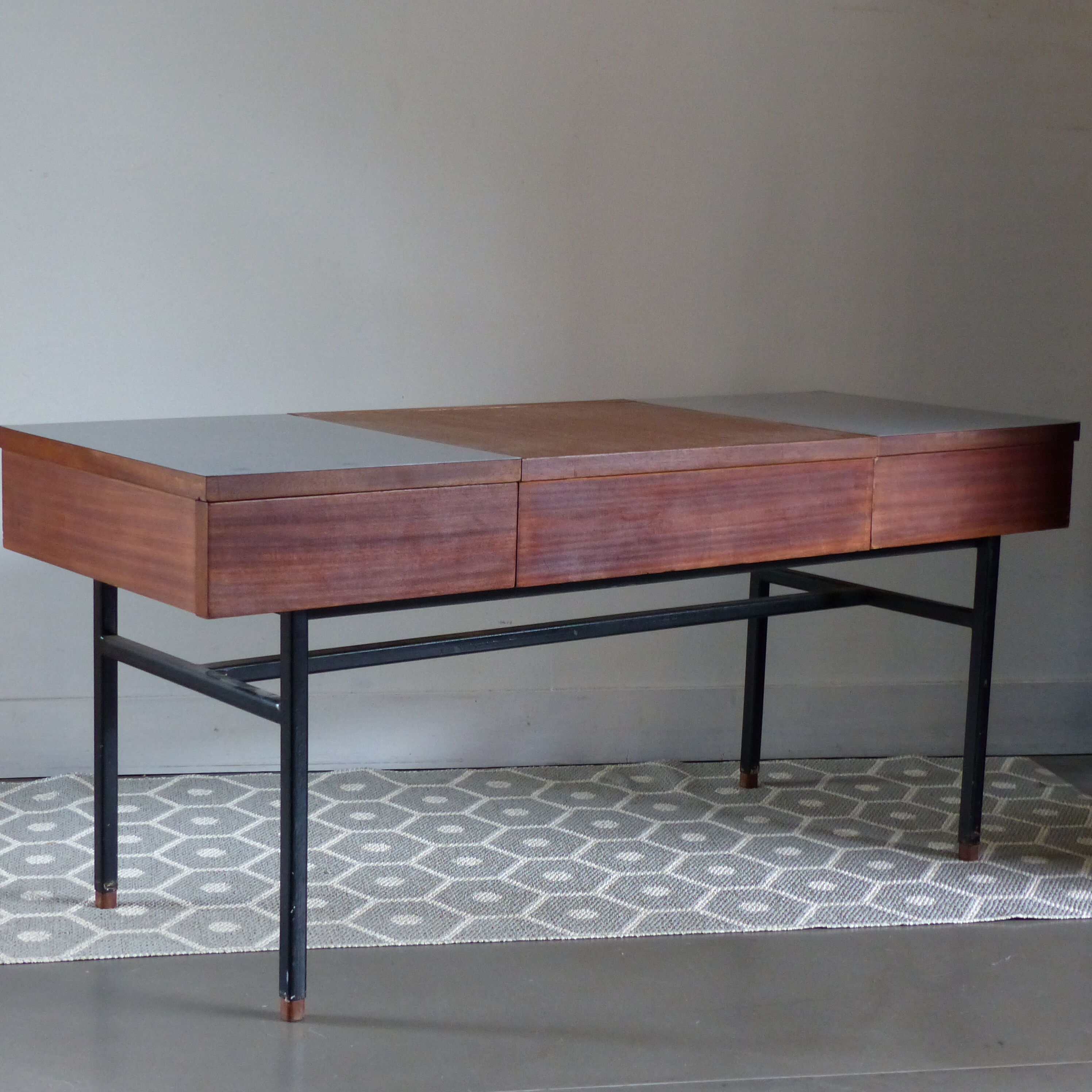 Dressing table rosewood Alain Richard edition Caminelle