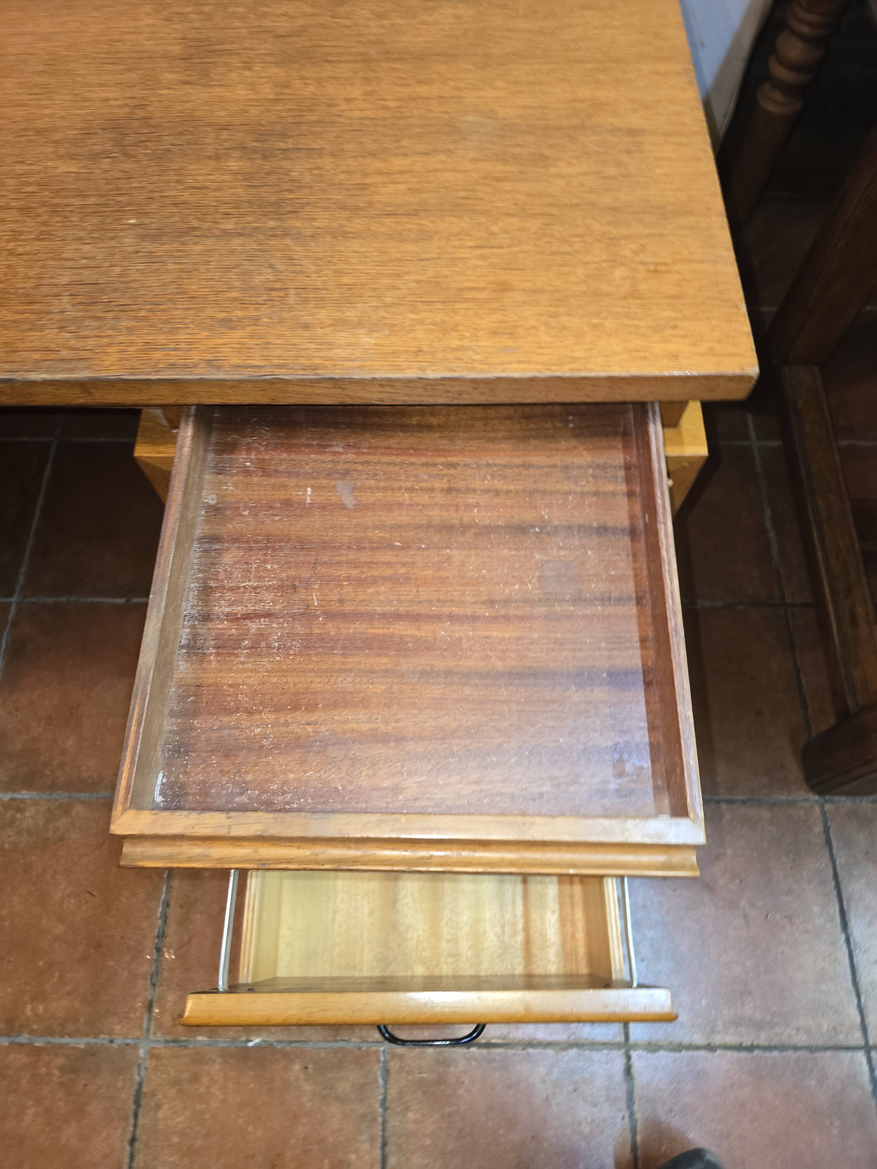 1960s Burwood Oak Desk