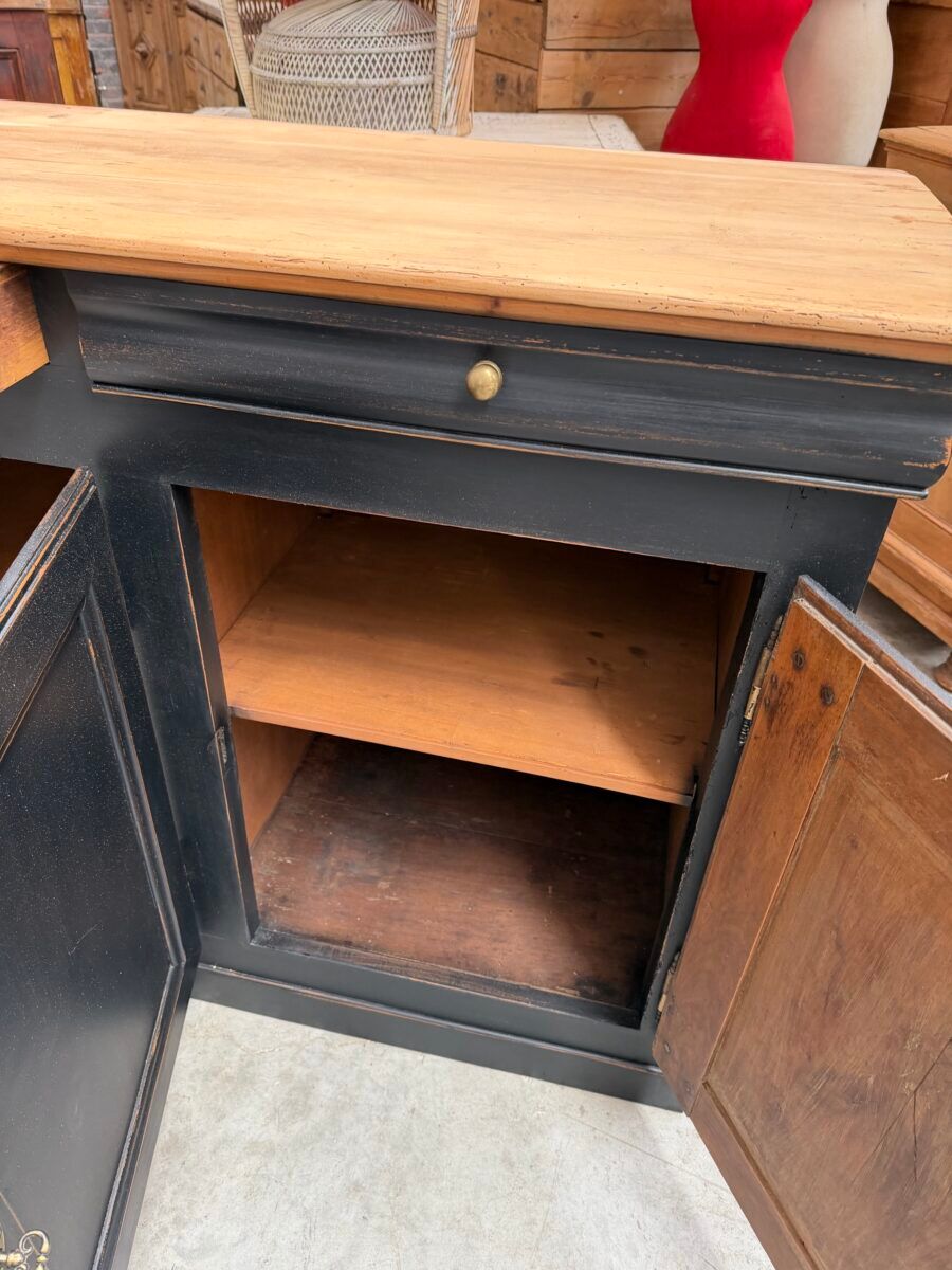 Cherry wood buffet from the late 19th century.