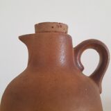 Sandstone pitcher with cork cap