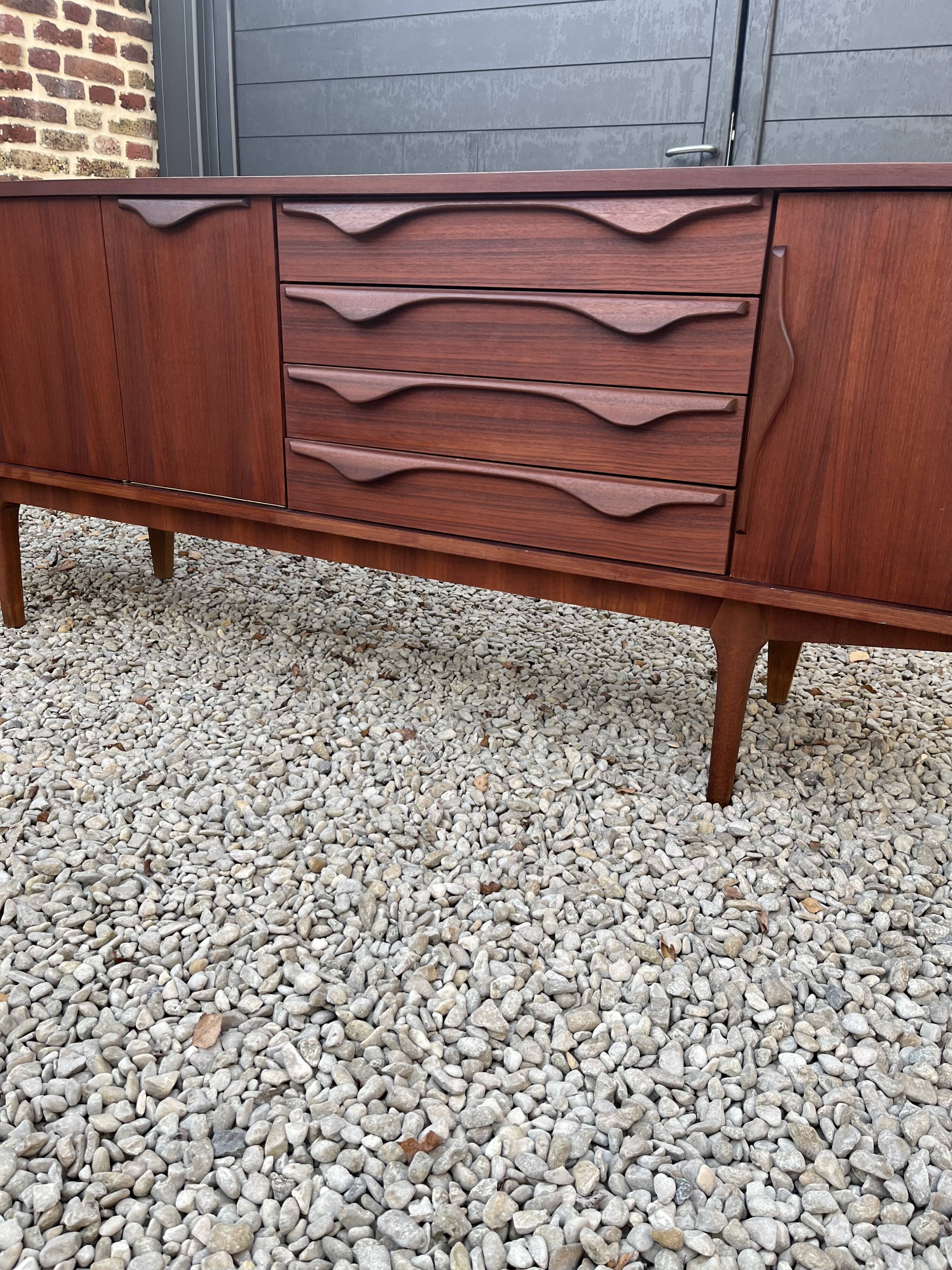 Scandinavian teak row