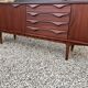 Scandinavian teak row