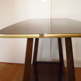 Table desserte TV sur roulettes (70's)