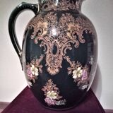 Pitcher with Rococo motifs Boch Frères Keramis