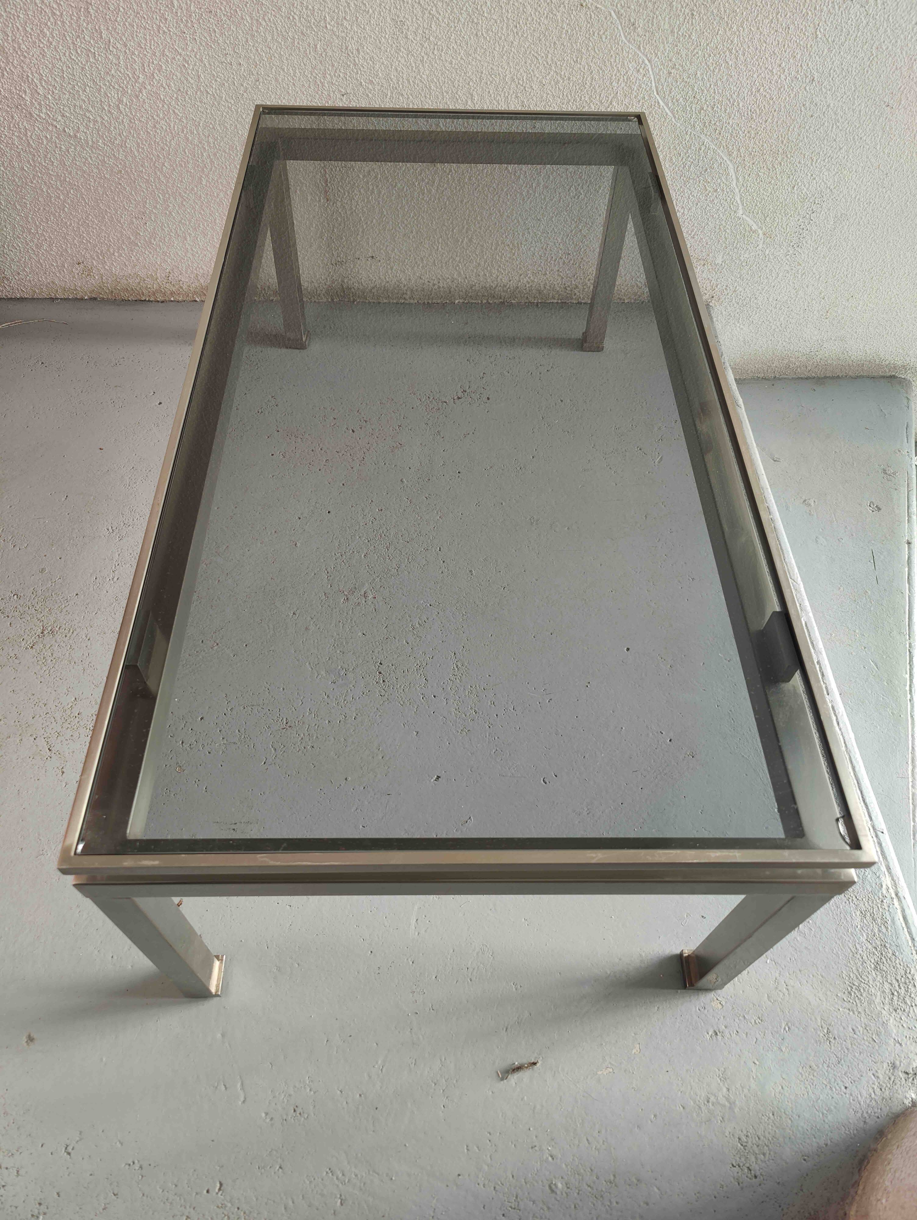 1970s coffee table attributed to designer Guy Lefèvre for Maison Jansen.