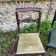Chaise Regency en acajou