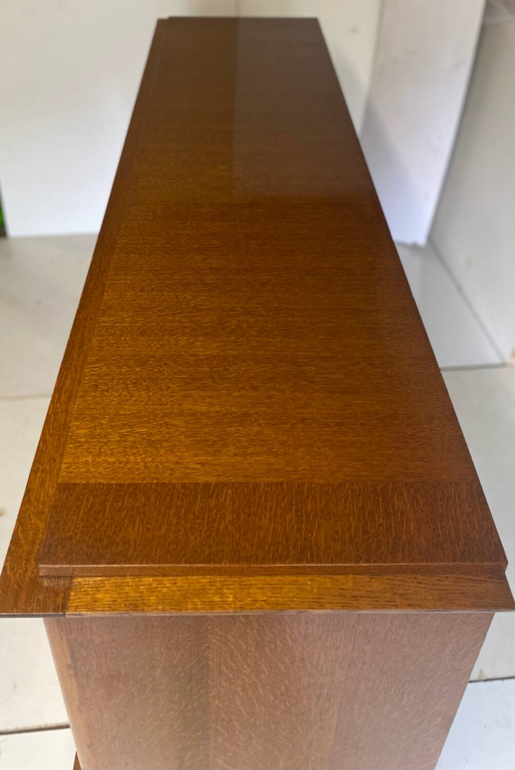 Oak sideboard with compass legs