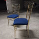 Pair of metal chairs