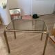 Small side coffee table 70 smoked glass