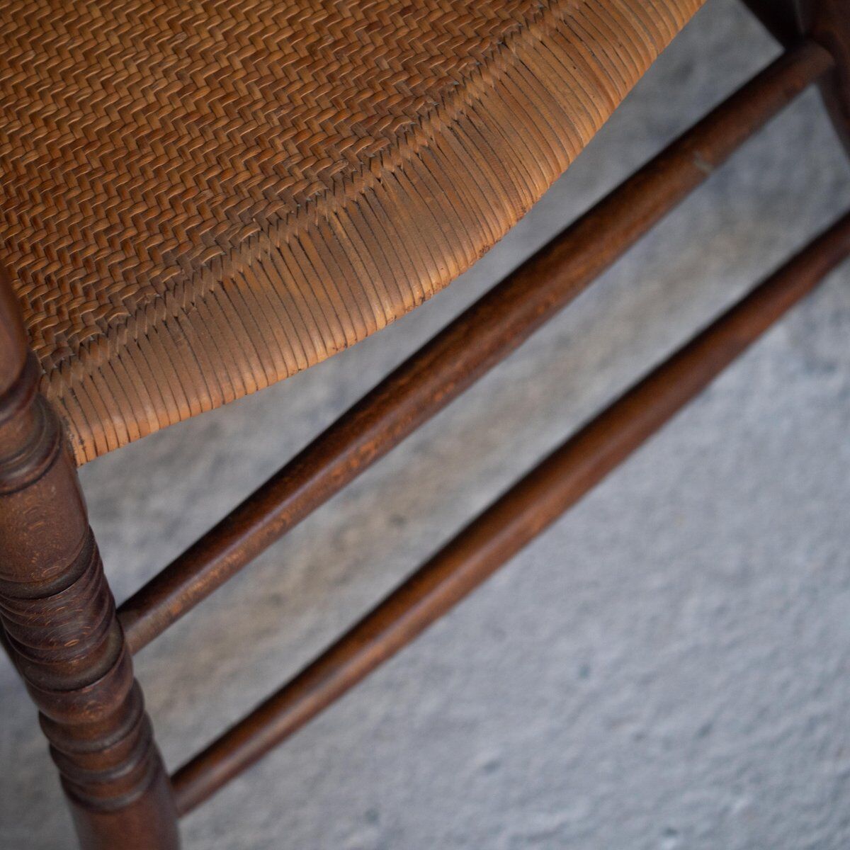 Vintage Chiavarina chair with armrests, 1950s