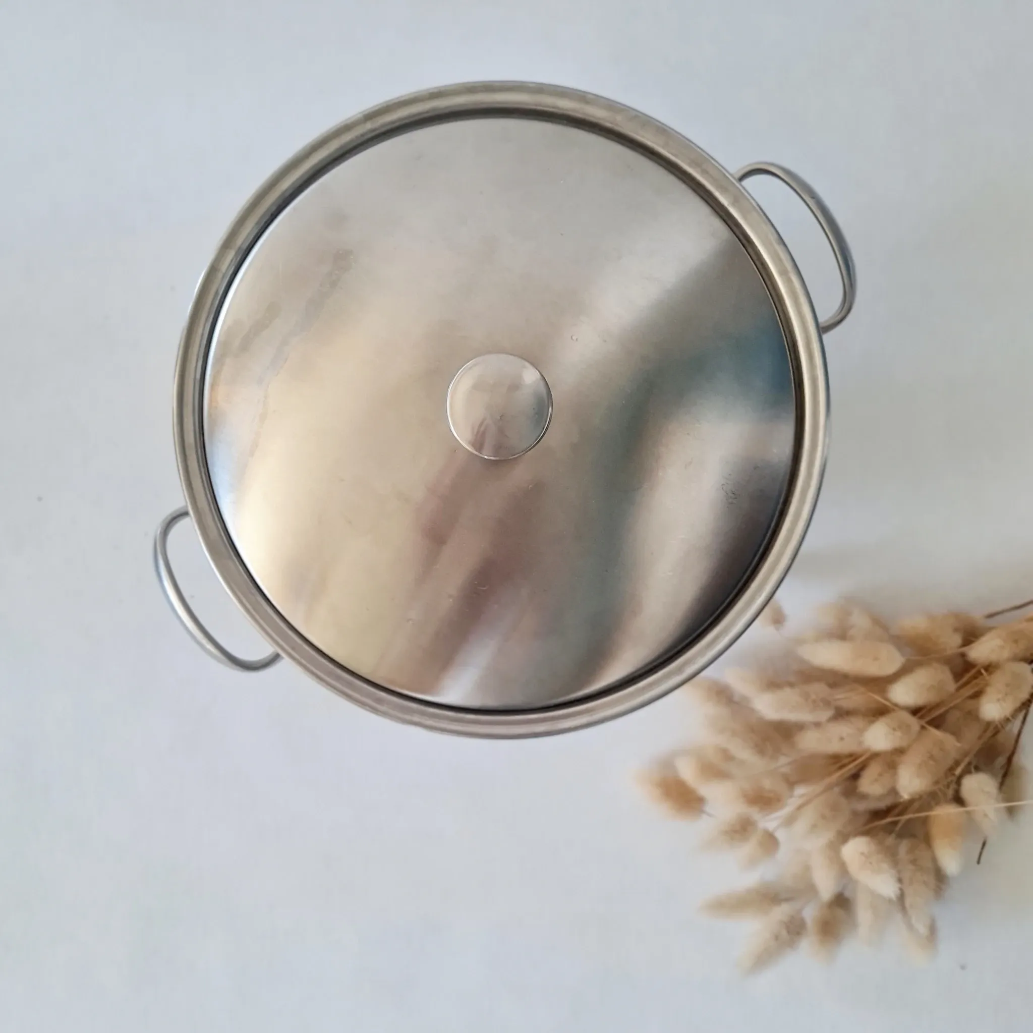 Soup tureen / covered vegetable dish stainless steel 18-8 – Guy Degrenne