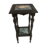 Longwy 19th-century enamels sellette