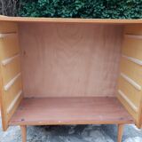 Commode en chêne clair 1960
