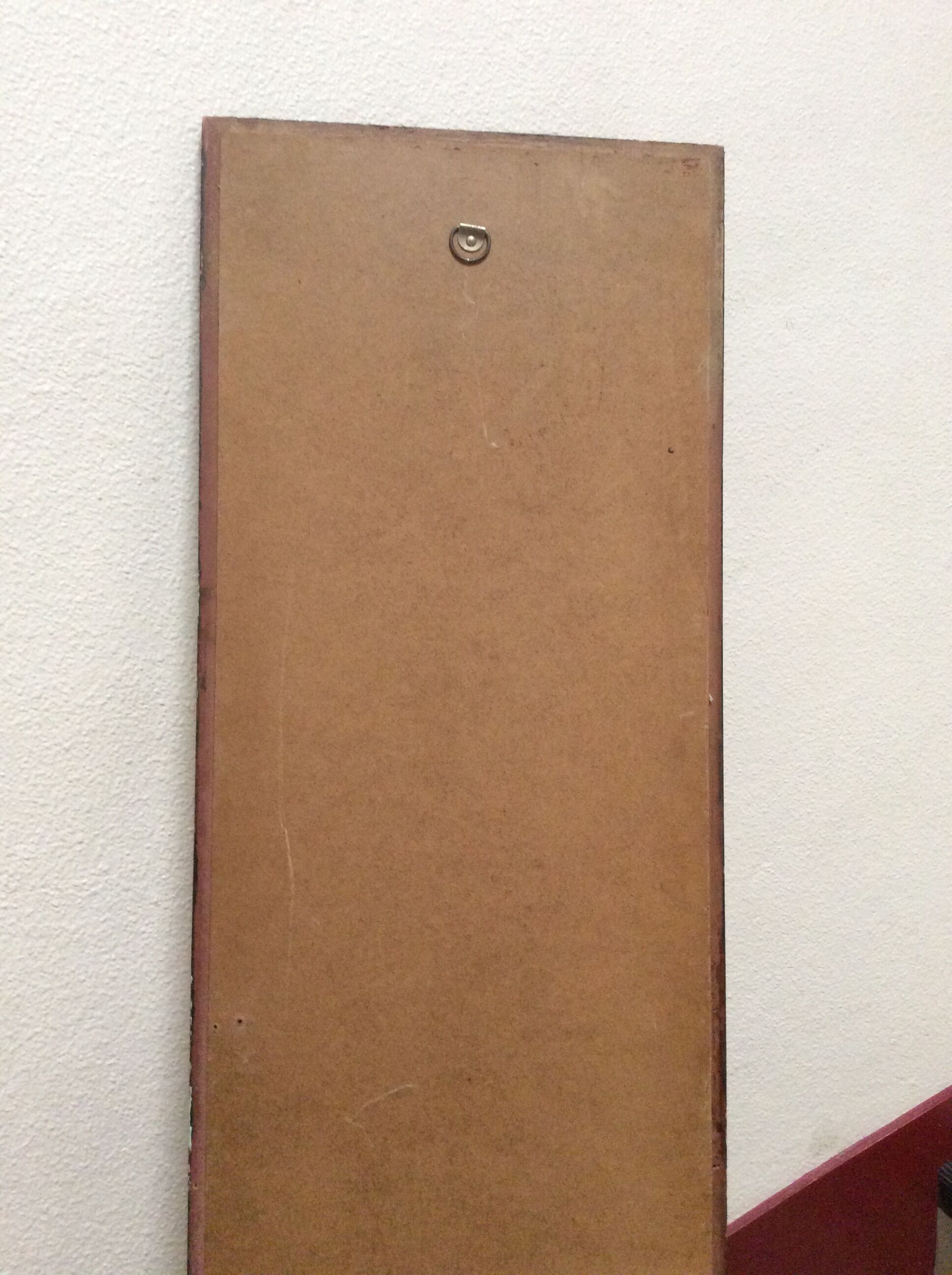 Framed mirror in bronze